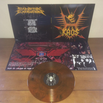 SADISTIK EXEKUTION K.A.O.S LP MARBLE [VINYL 12'']